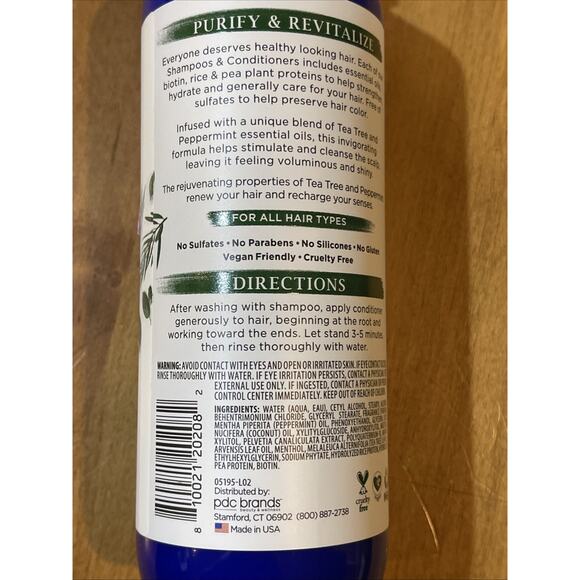 New! Dr. Teals Tea Tree And Peppermint 16oz Conditioner - Picture 3 of 3